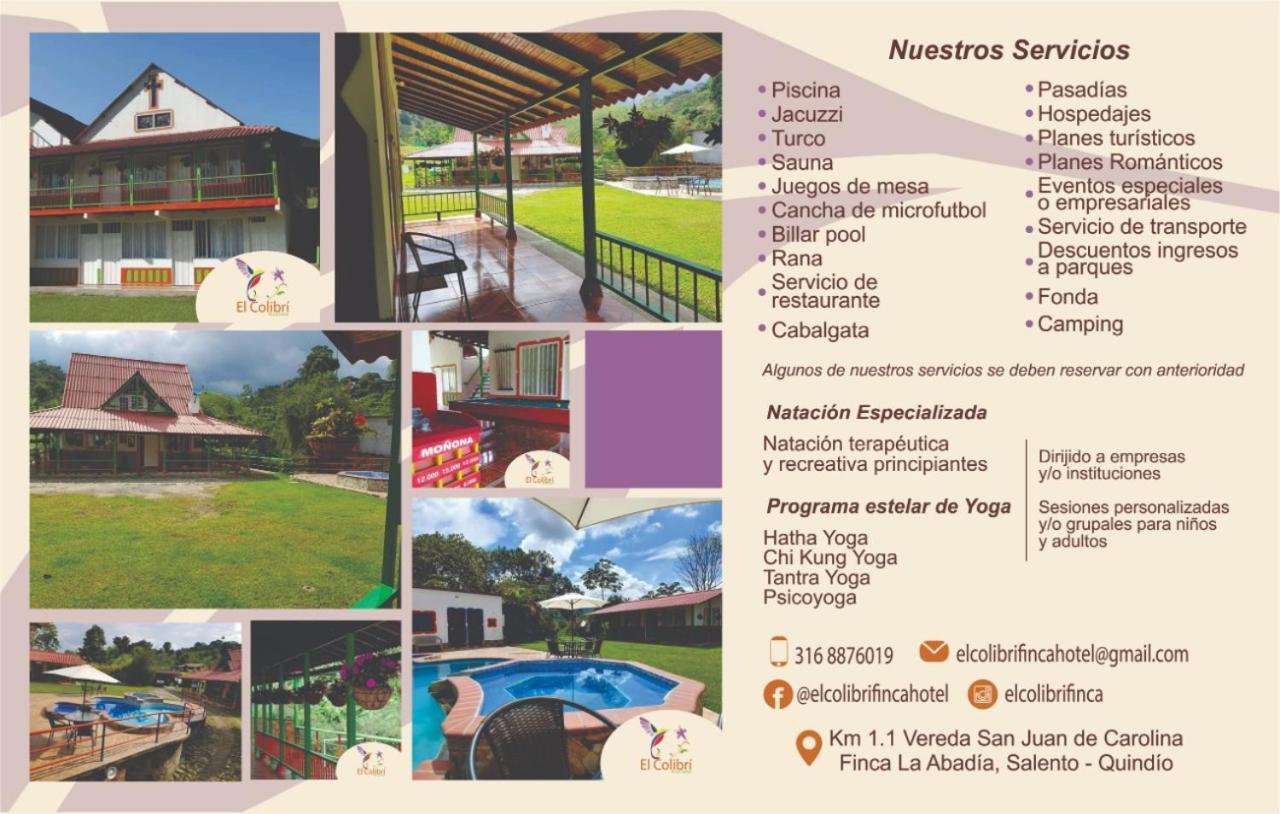 Ecohotel Colibri Salento Luna Park Extérieur photo